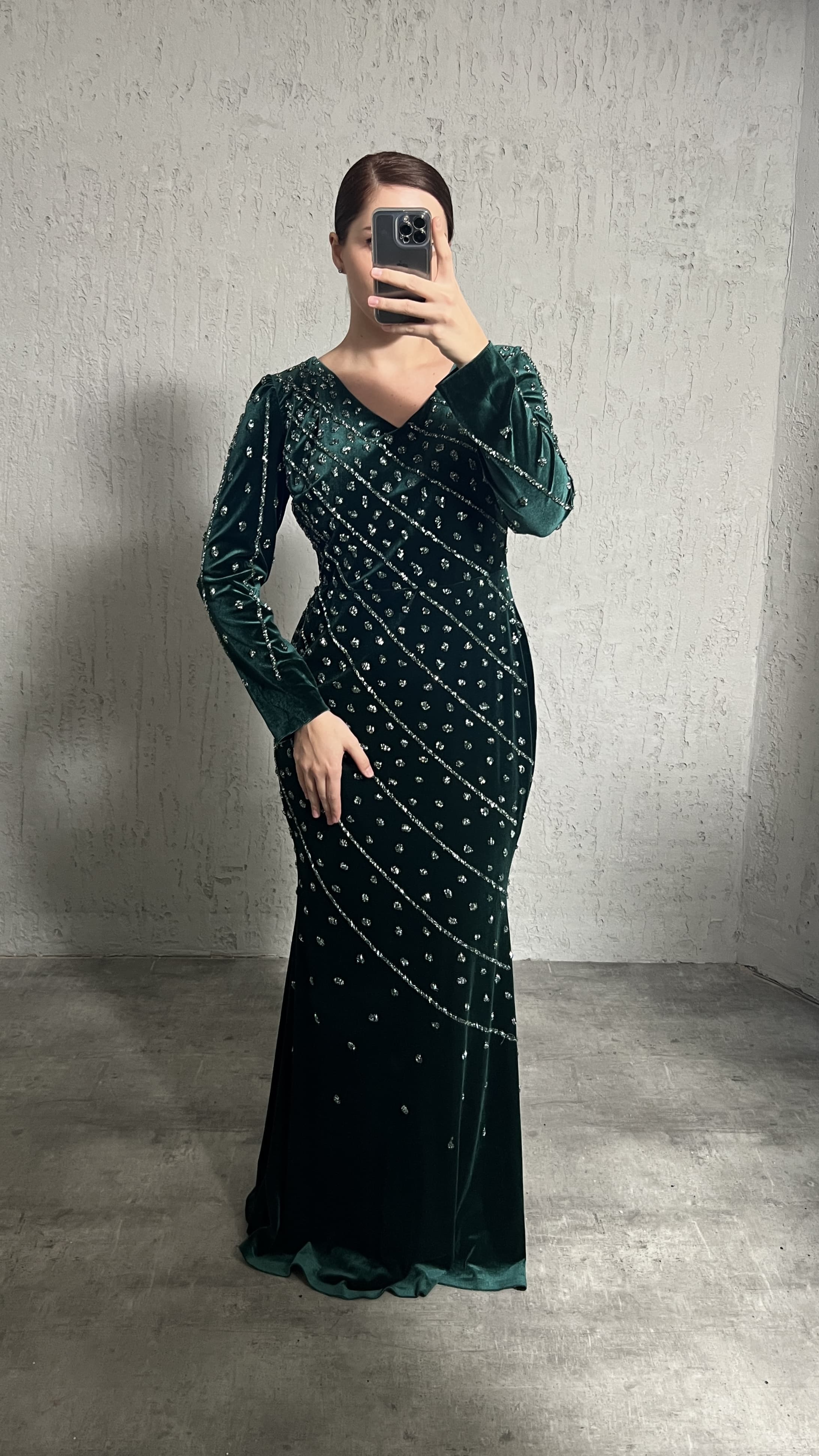sachin and babi light blue dress Tiffanys Sassy Dark Green Sparkly Fitted Prom Dress with Slit main image 0