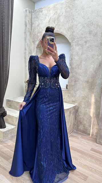 Vestido bordado con diseño de detalle de gorra con purpurina