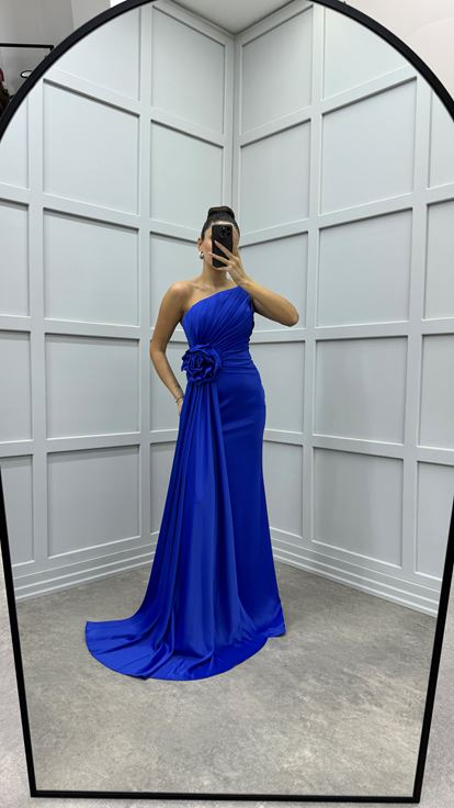 Sax bustier rose détail plissé robe de soirée