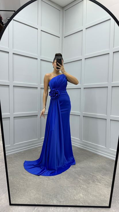 Sax bustier rose détail plissé robe de soirée