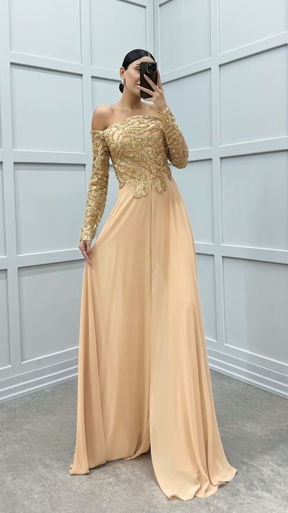 Beige Chest Embroidered Detail Design Jumpsuit