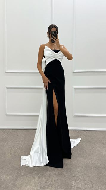 Strapless Chest Bow Design Dress