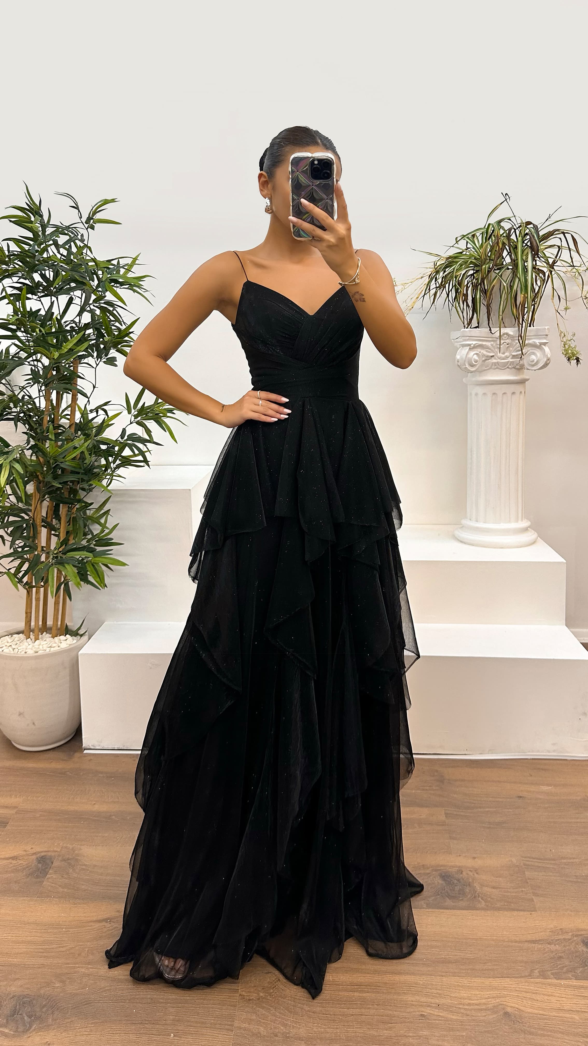 princess polly baby blue dress Black Ruffle Net Pre-Wedding Gown for Bride