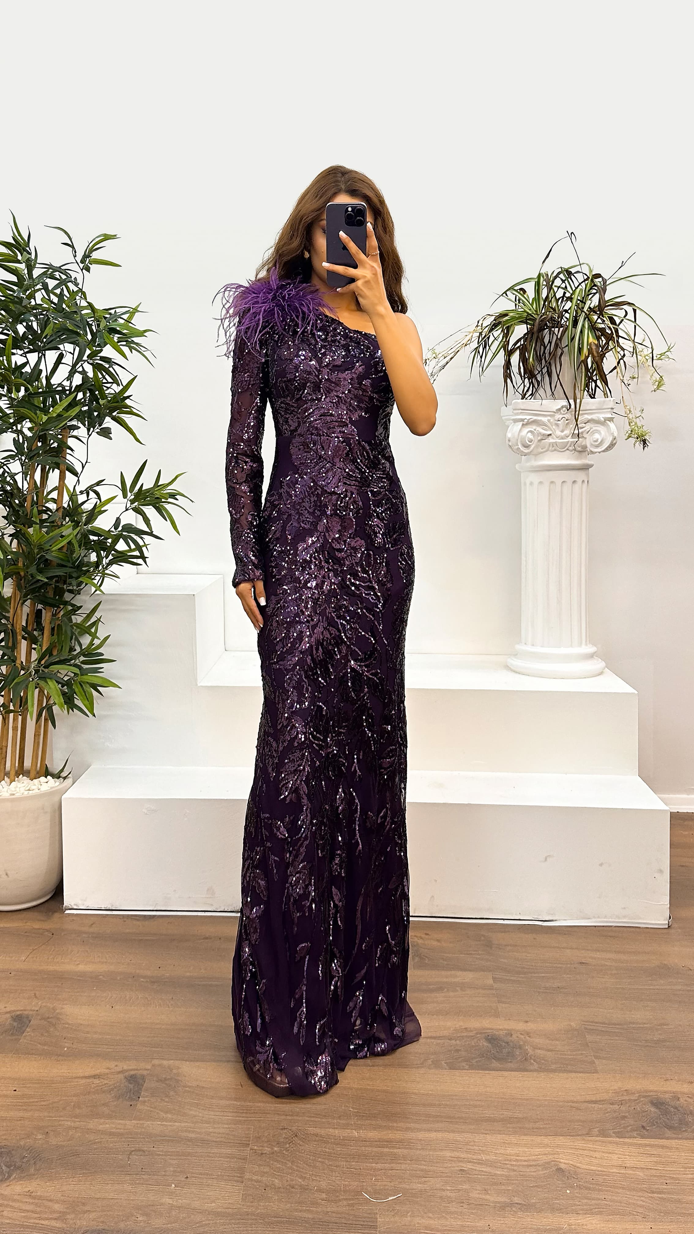 silk chiffon evening dress Plus Gorgeous ​​Two-Piece Chiffon Evening Dress main image 0