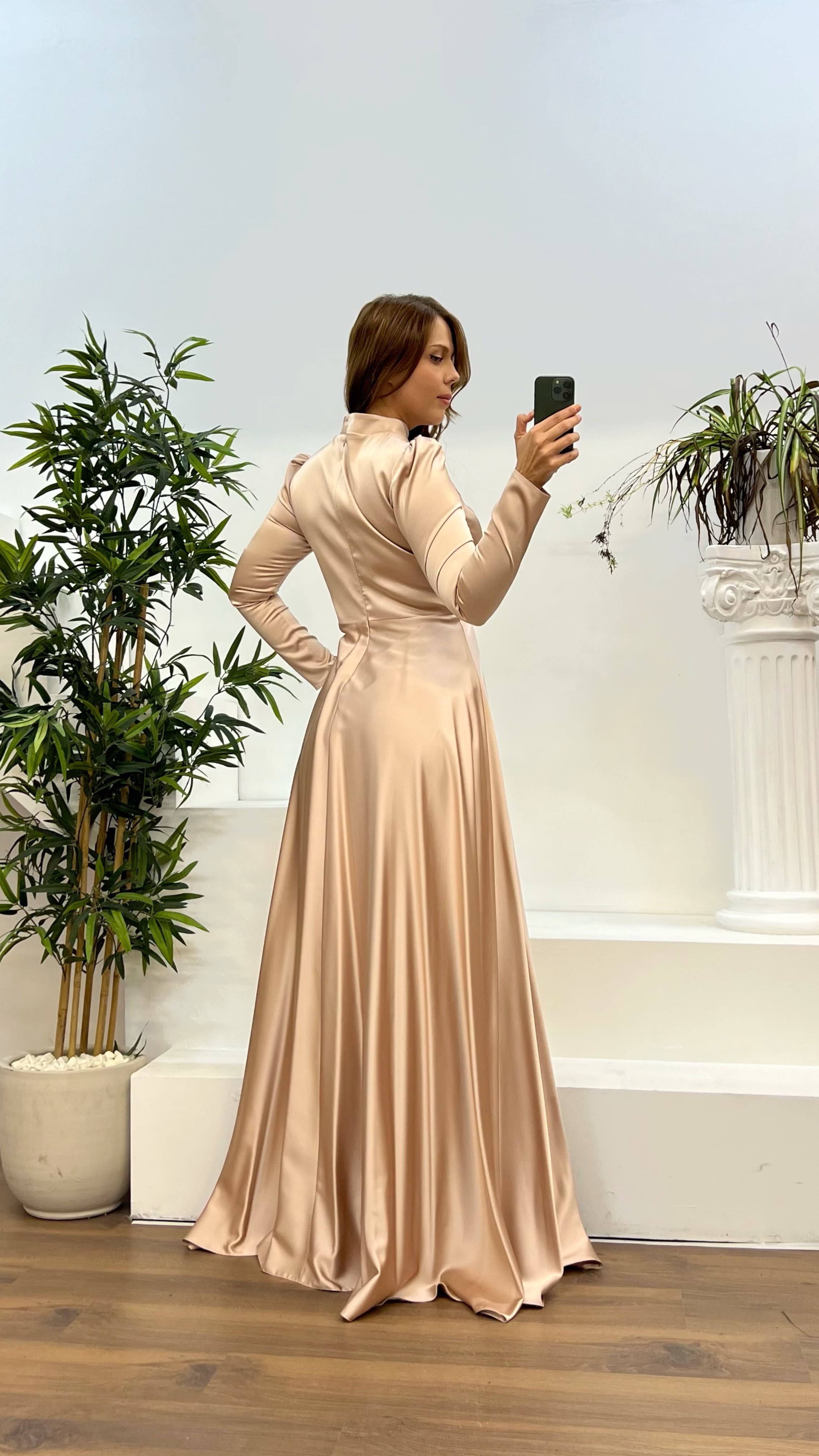sachin and babi light blue dress Plus Size Muslim Women Modest Hijab Dresses-Niswa Fashion