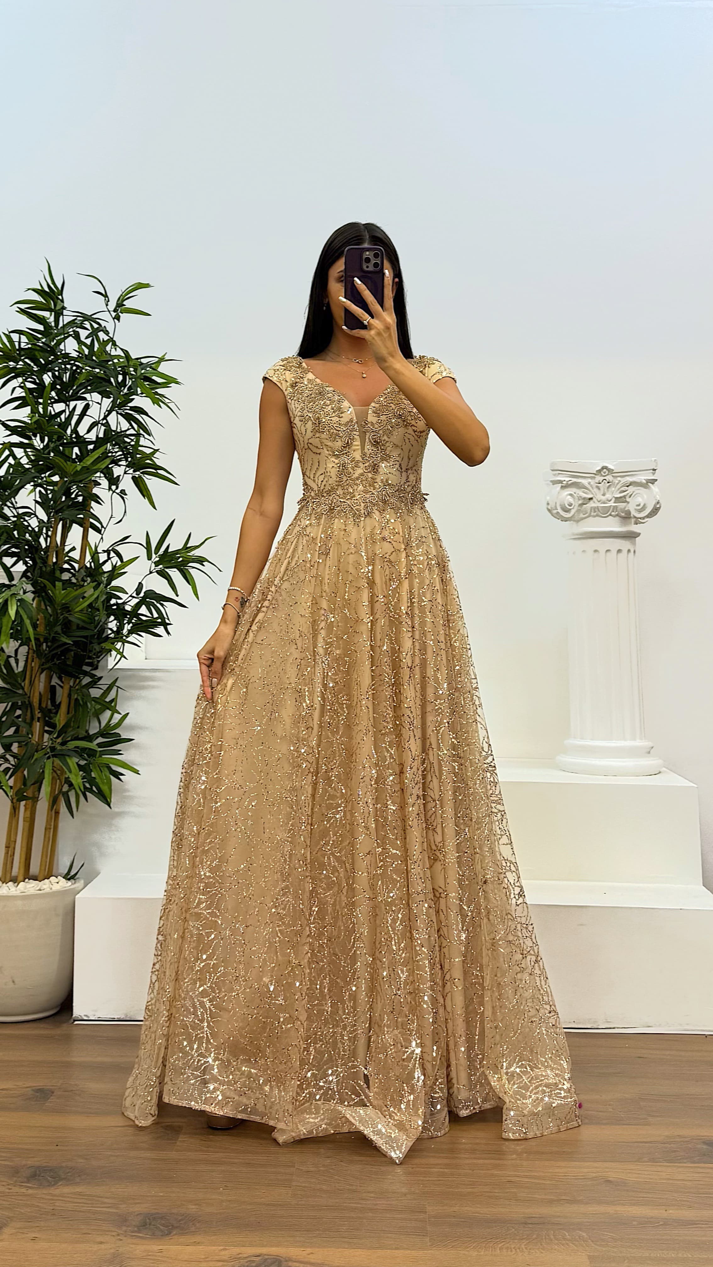 gold fluffy dress Gold Puffy Quinceanera Dresses Ball Gown Off The Shoulder Sequins Sparkle Pearls