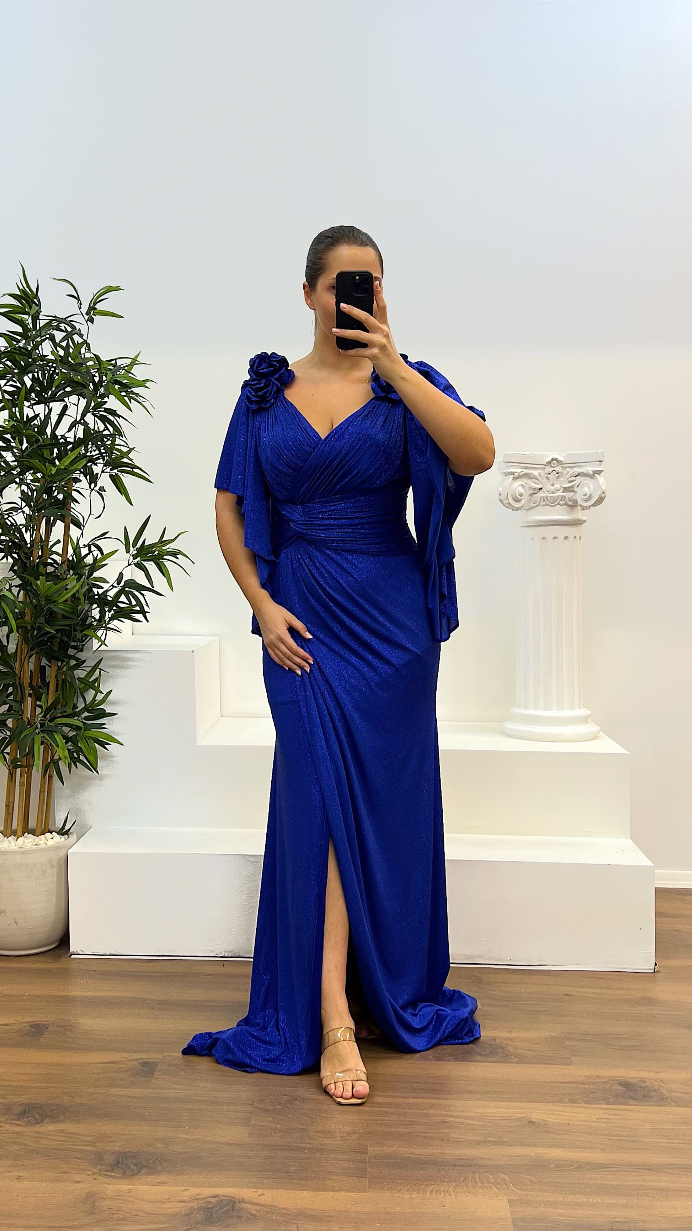 green emerald velvet dress Plus-Size Beaded-Bodice Long Satin Prom Dress Midnight / 16