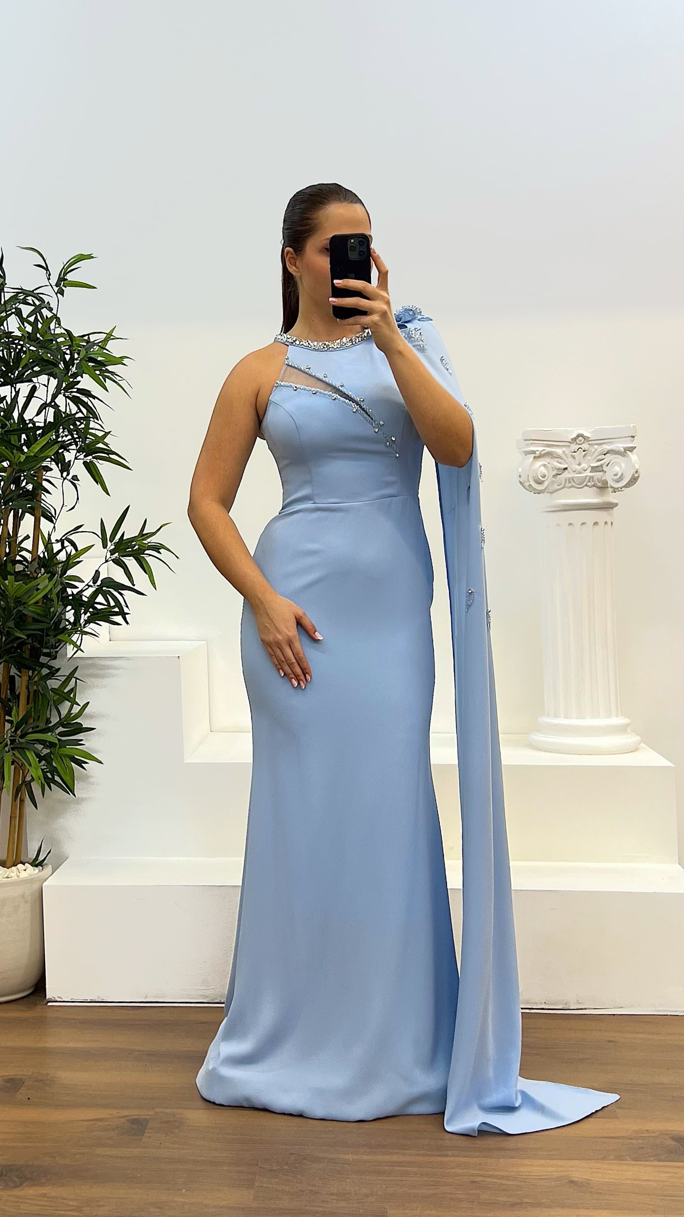 sachin and babi light blue dress Kookai