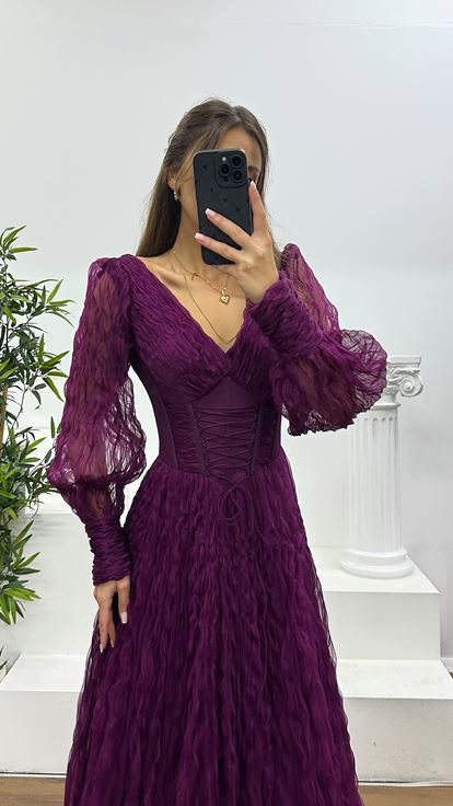 Murmur Tüll-Abendkleid