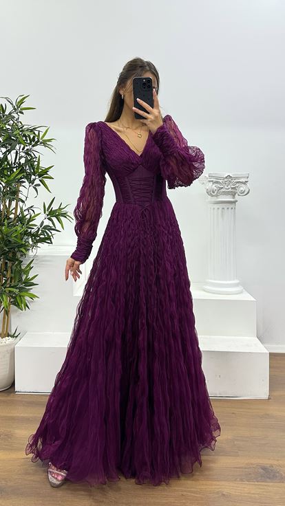 Murmur Tüll-Abendkleid