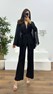 Siyah Pelerinli Ceket Takım