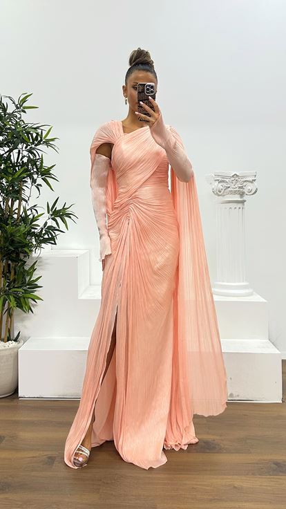 Somon Bürümcük Abiye Elbise