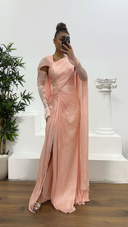 Somon Bürümcük Abiye Elbise