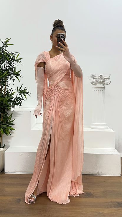 Somon Bürümcük Abiye Elbise