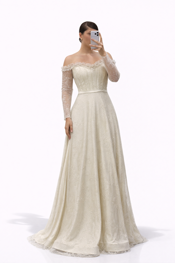 Vestido de noche de talla grande con detalles de lunares dorados brillantes y escote corazón