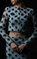 Mint Payetli Crop  Abiye Takım