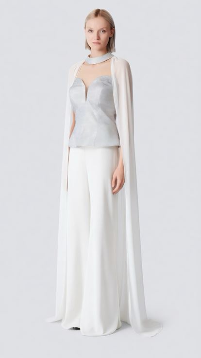Kemik Peplum Kesim Abiye Tulum