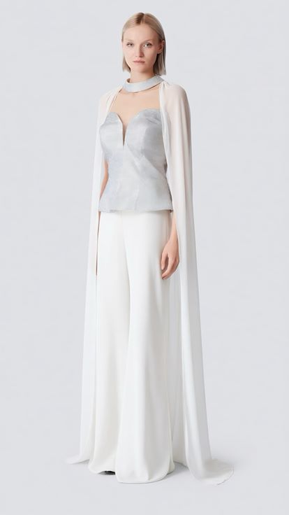 Kemik Peplum Kesim Abiye Tulum