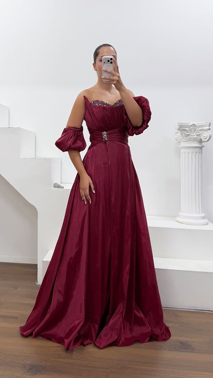 Plata Elegante Vestido De Fiesta