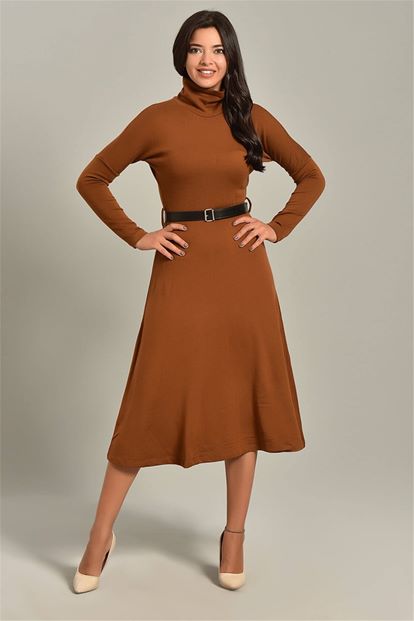 Heartal Bogazli Arched knitwear dress