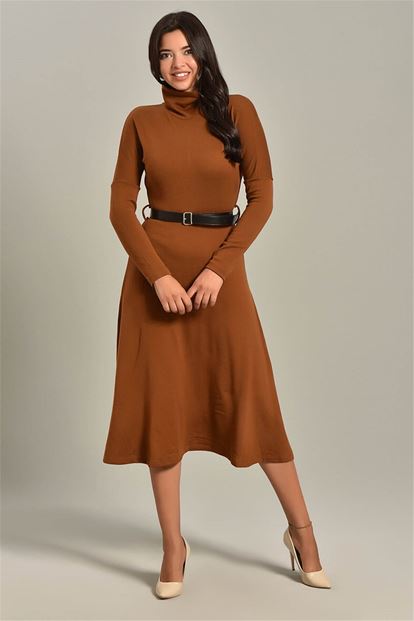 Heartal Bogazli Arched knitwear dress