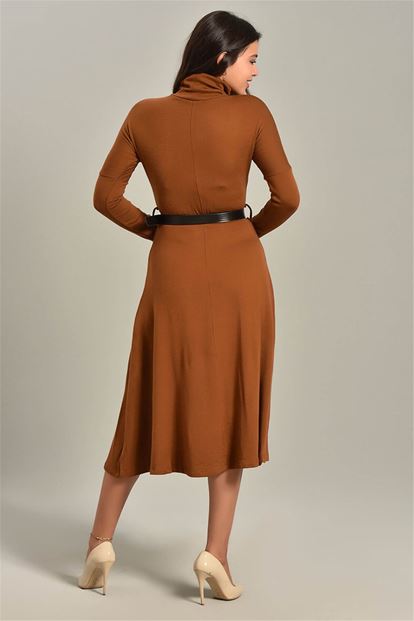 Heartal Bogazli Arched knitwear dress