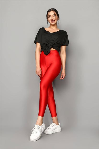 Red disco tights