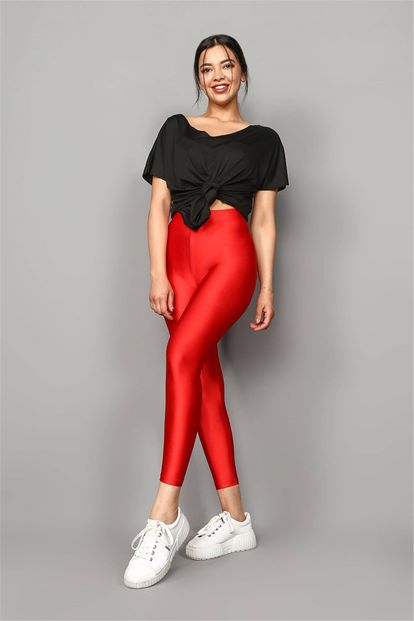 Red disco tights