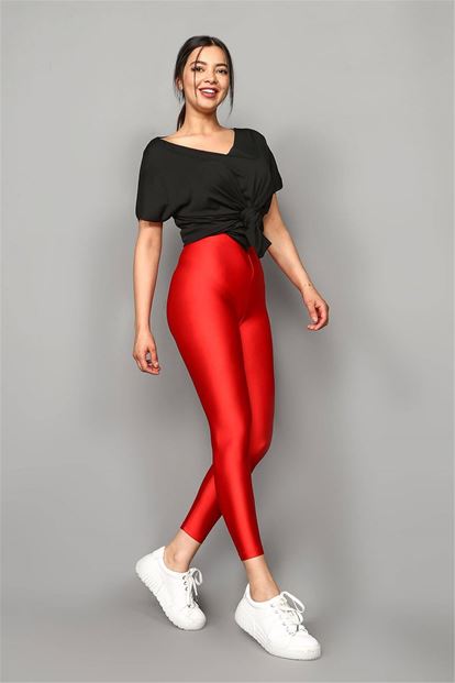 Red disco tights