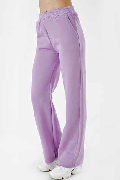 Lila Bol Paça Eşofman Alti