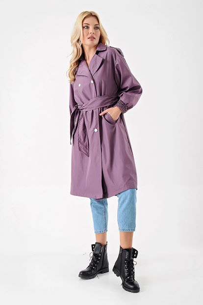 Lila Waterproof Raincoats